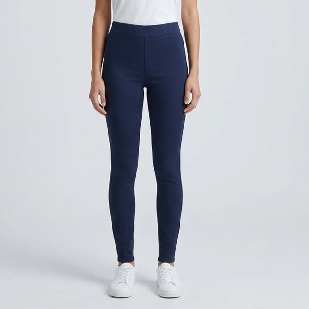Aritzia Babaton Women's Pull on Pants Preppy Office Business Casual Navy Blue XS
